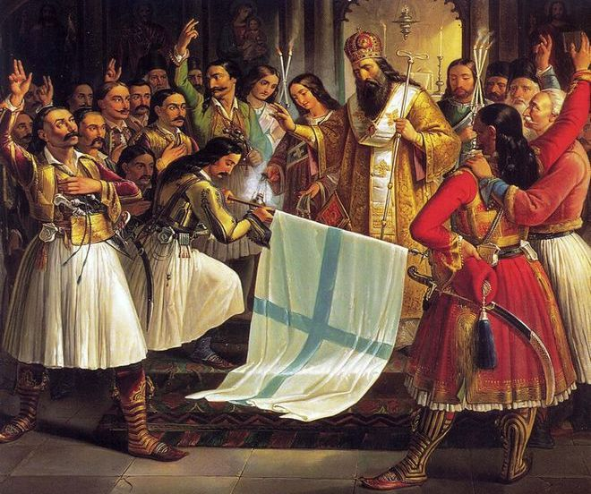 Θερμή Προσευχή ἀπό Ἄμβωνος ὑπέρ τῆς Ἐλευθερίας τοῦ σκλαβωμένου Γένους